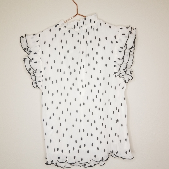 Ganni pleated Georgette top size 34(US2) - Picture 8 of 13